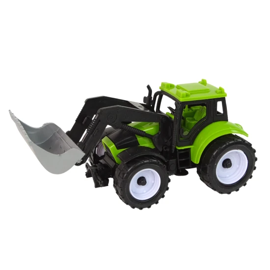 Farm Vehicle Set Tractor Harvester Tanker Semi-trailer