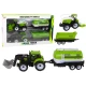 Farm Vehicle Set Tractor Harvester Tanker Semi-trailer