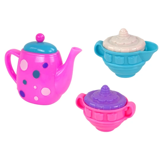 Tējas piederumu komplekts: tasītes, šķīvji, galda piederumi Sadzīves tehnika, virtuves