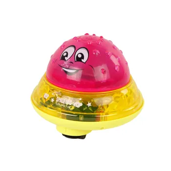 Rozā ūdens bumba UFO ar LED un mūziku