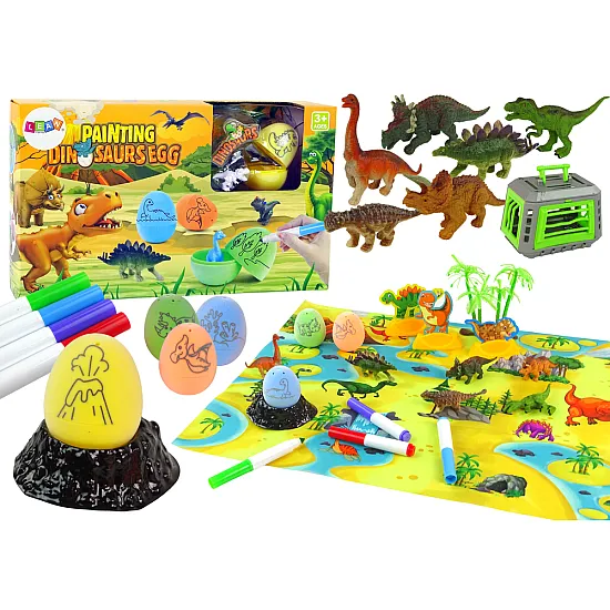 Dinozauru olu krāsošanas komplekts Saimnieki