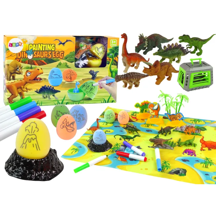 Dinozauru olu krāsošanas komplekts Saimnieki