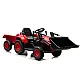 Sarkans elektriskais traktors BW-X002A ar kausu