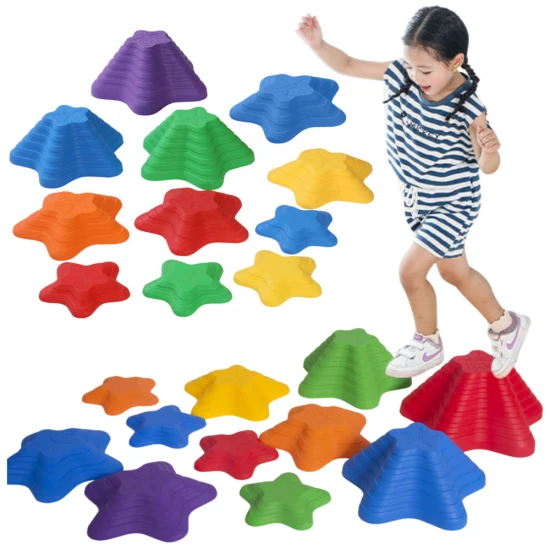 Sensorie krāsainie akmeņi, 4 izmēri Zīdaiņiem