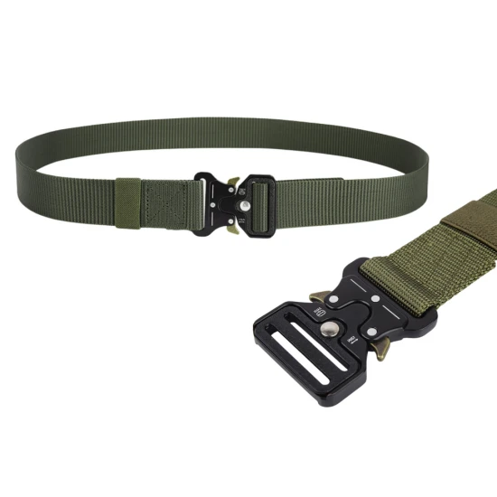 Taktiskā militārā jostas lente, melna, 120 x 3,8 cm Jostas