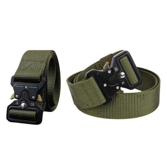 Taktiskā militārā jostas lente, melna, 120 x 3,8 cm Jostas