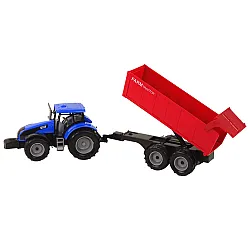 Traktors ar piekabi Lauksaimniecības transportlīdzeklis Ferma