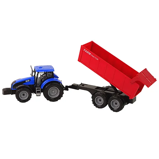 Traktors ar piekabi Lauksaimniecības transportlīdzeklis Ferma
