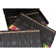 Set of 120 Art Crayons Metal Container Saimnieki