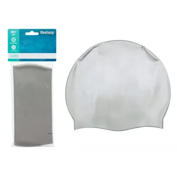 Sudraba „Bestway 26006“ silikona peldēšanas cepure