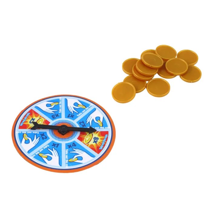 Arkādes spēle Shark Pirate Exploding Coin Wheel Galda un sporta spēles