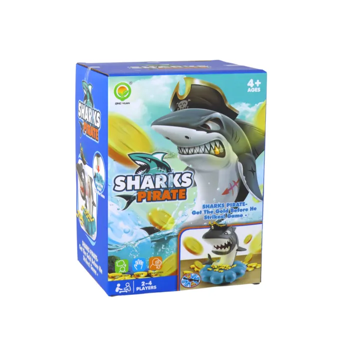 Arkādes spēle Shark Pirate Exploding Coin Wheel Galda un sporta spēles