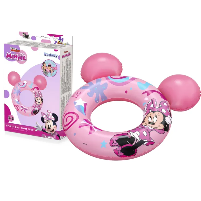 Peldēšanas riņķis ar Minnie Mouse 74 cm x 76 cm Bestway 9102N