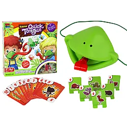 Jautra prasmju spēle Quick Tongue