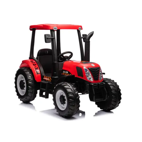 Sarkans akumulatora traktors A011 24V Elektriskās mašīnas bērniem
