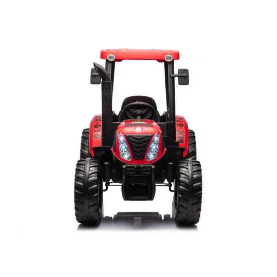 Sarkans akumulatora traktors A011 24V Elektriskās mašīnas bērniem