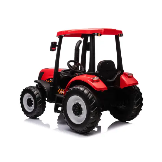 Sarkans akumulatora traktors A011 24V Elektriskās mašīnas bērniem