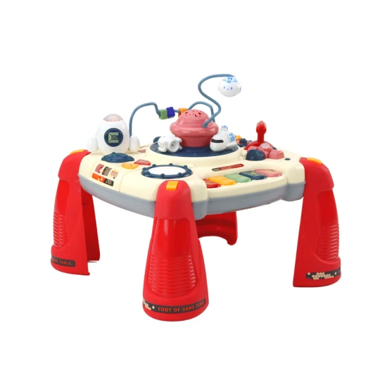 Sarkans interaktīvs izglītojošs galds bērniem