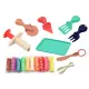 Plastilīna komplekts ar piederumiem pašdarināšanai Modelēšanas un formēšanas rīki