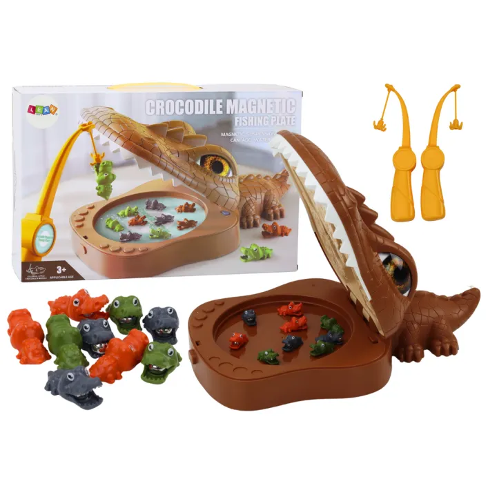 Krokodilu zvejas spēle Brūnais krokodils Galda un sporta spēles