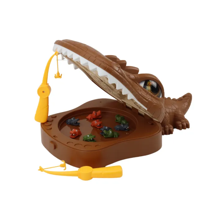 Krokodilu zvejas spēle Brūnais krokodils Galda un sporta spēles
