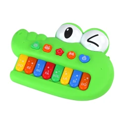 Krokodils Zaļš Muzikālās izglītojošās klavieres