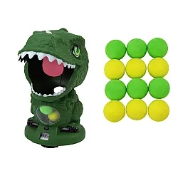 Arkadinis žaidimas šaudymas į dinozuarą