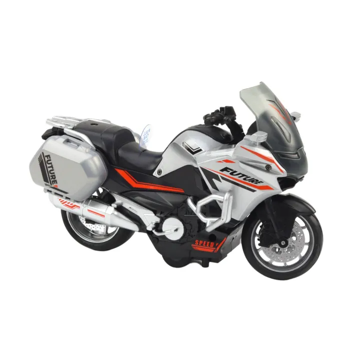Policijas sporta motocikls ar berzes mehānismu, mērogs 1:10