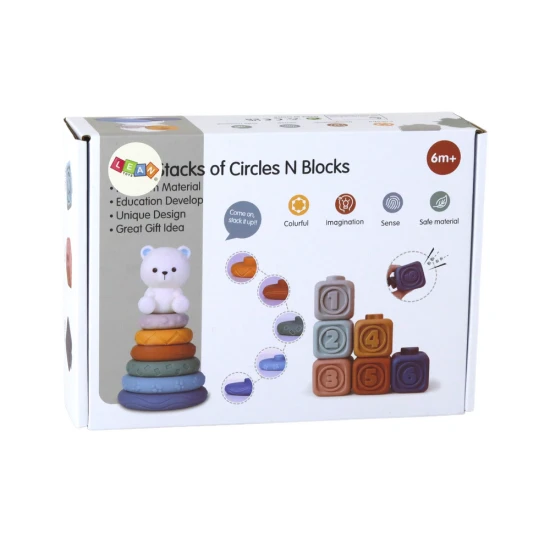 Sensorais mīkstais komplekts maziem bērniem Teddy Bear