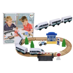 Koka dzelzceļa sliedes Vilciens Vilciena sliedes Piederumi Tilts Policija 3,2 m