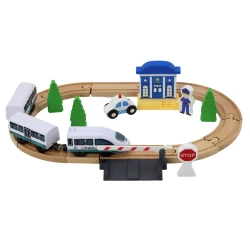 Koka dzelzceļa sliedes Vilciens Vilciena sliedes Piederumi Tilts Policija 3,2 m