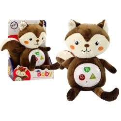 Plīša vāverīte Interaktīvā izglītojošā miega rotaļlieta Cuddly Melodies