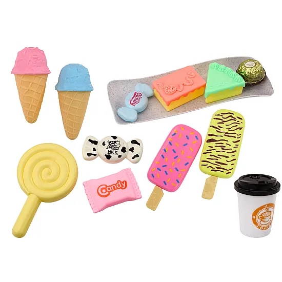 Confectionery Cafe Set Sweets Figurines Coffee Cake 25 pcs. Sadzīves tehnika, virtuves