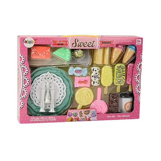 Confectionery Cafe Set Sweets Figurines Coffee Cake 25 pcs. Sadzīves tehnika, virtuves