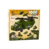 Militāro helikopteru bloku komplekts Militāri zaļš 1000 gab.