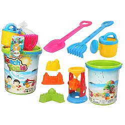 Smilšu rotaļlietu komplekts ar piederumiem