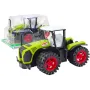 Zaļš lauksaimniecības traktors