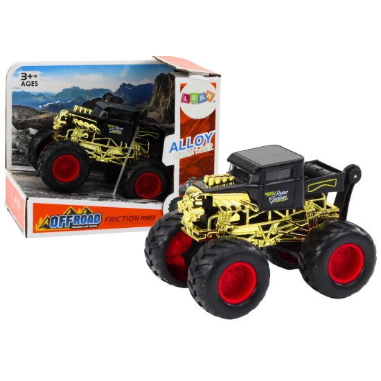 Climbing Car Vehicle with Friction Drive Off-Road Black