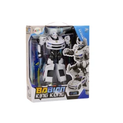 Balts policijas robota auto