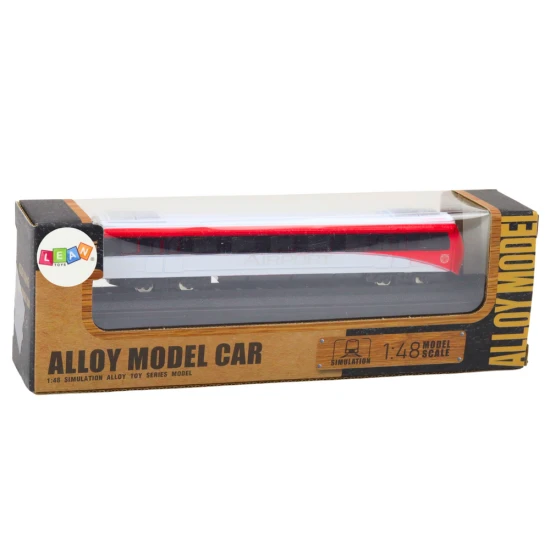 Collectible Model Train Red and White 1:48 Metal