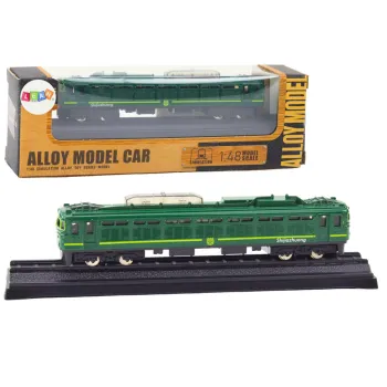Kolekcijas modelis vilciena vagons 1:48 Metāliski zaļš