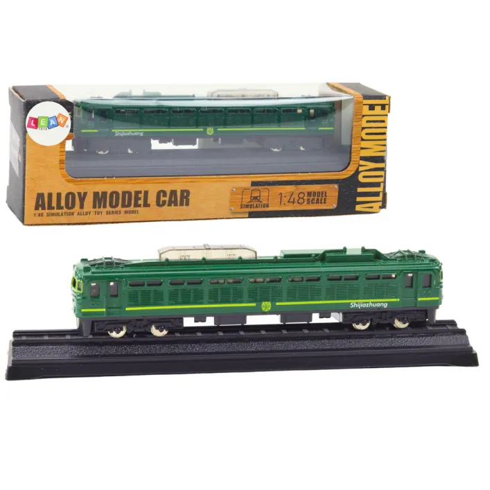 Kolekcijas modelis vilciena vagons 1:48 Metāliski zaļš
