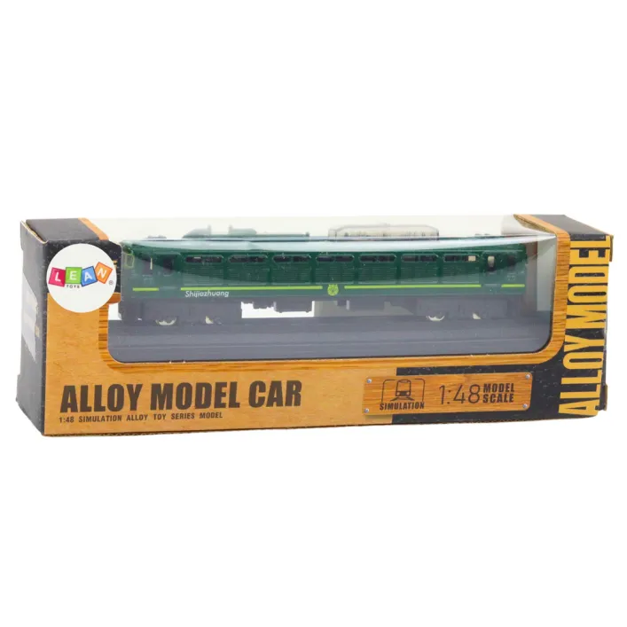 Kolekcijas modelis vilciena vagons 1:48 Metāliski zaļš