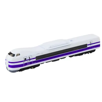 Kolekcijas modelis vilciena vagons 1:48 Metāliski balts un violets