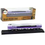 Kolekcijas modelis vilciena vagons 1:48 Metāliski balts un violets