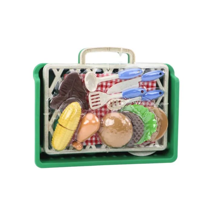 Barbecue Set Grill Food Cutlery Plates Cups Sadzīves tehnika, virtuves