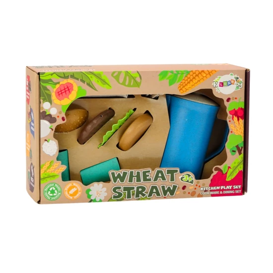 Set of tableware, plates, cups, jug, Hamburger, cutlery, 11 pcs Sadzīves tehnika, virtuves