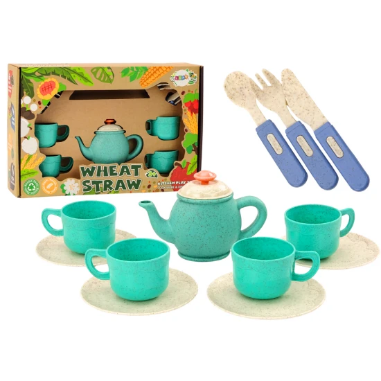 Set of tableware, cups, plates, cutlery, teapot, 22 pieces Sadzīves tehnika, virtuves