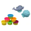 Plastilīna komplekts 6 krāsās ar dinozauru