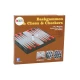 3in1 Game Set Magnetic Board Chess Checkers Backgammon Galda un sporta spēles